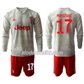 Juventus MANDZUKIC 17 Barn Bortedraktsett 2019-2020 Langermet (+ Korte bukser)